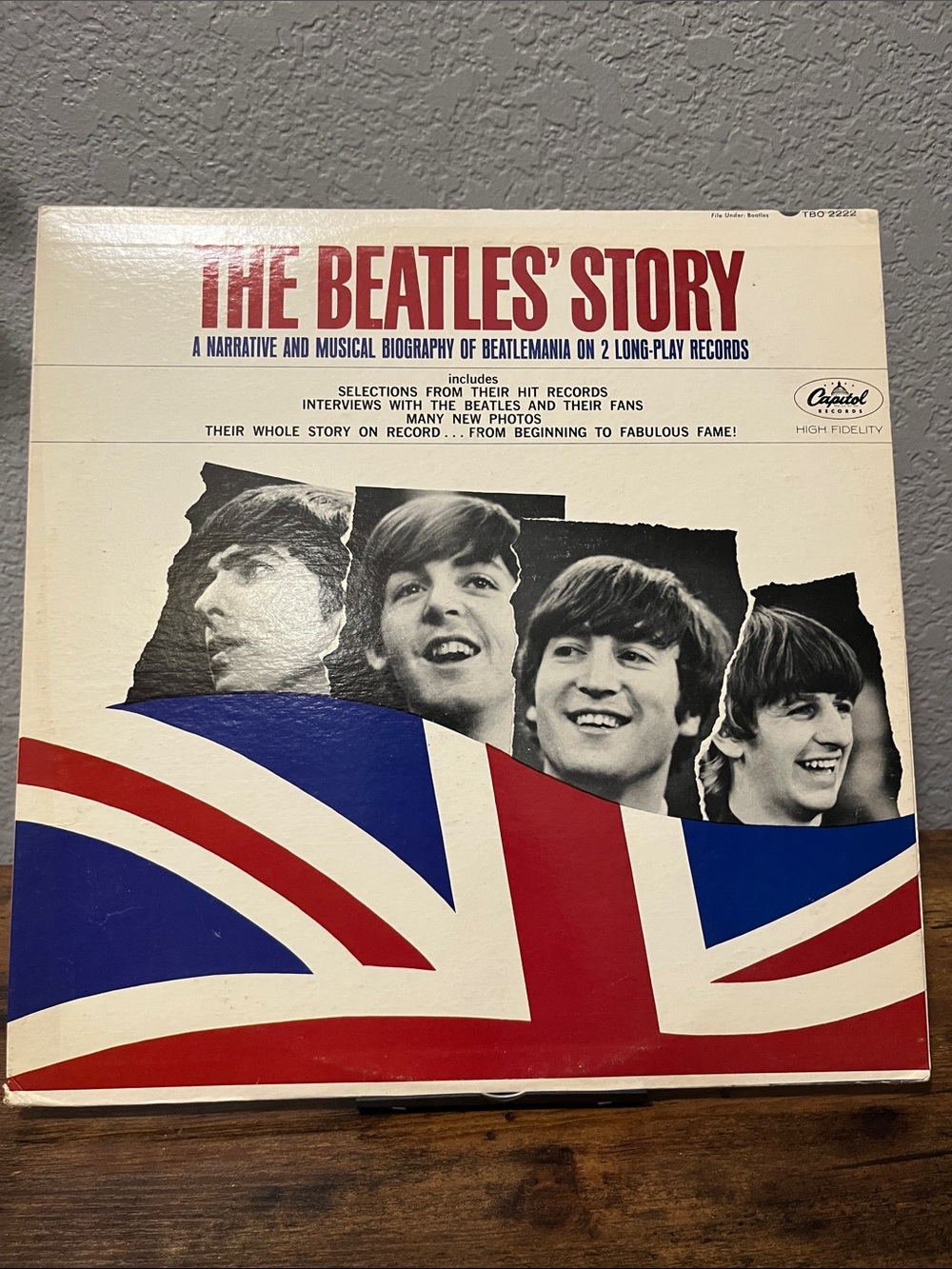 The Beatles' Story Vinyl LP - Red, Blue, White- 2 album set